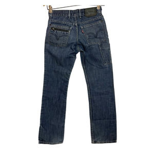 Boys Levis 511 Carpenter Zip Pockets Denim Jeans Blue Size 10 Regular 25X25